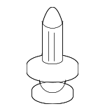 94858560 - Body: Bumper Cover Lower Retainer for Chevrolet: Prizm | Pontiac: Vibe Image