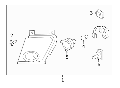 Bulbs - Chassis for 2010 Saturn Sky #1