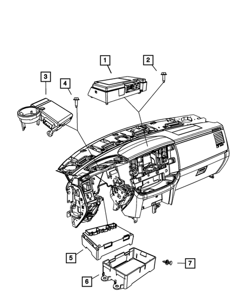 Keys, Modules and Engine Controllers for 2009 Dodge Durango #3