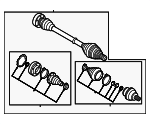 5Q0501204AX - : Axle Assembly for Audi: A3, A3 Quattro, A3 Sportback e-tron, S3 Image