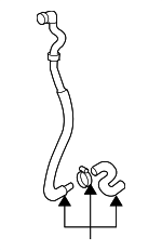 4B0201945B - Emission System: Pressure Hose for Audi Image