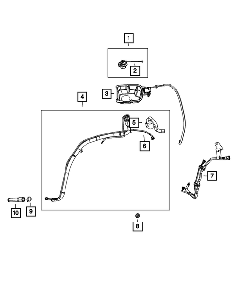 Fuel Tank Filler Tube for 2011 Dodge Durango #0