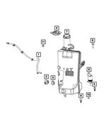 68669088AA - Electrical: Windshield Washer Hose for Mopar Image