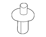 6849584 - Body: Bumper Cover Plug for Volvo Image