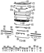 6UG18SZLAA - : Fascia Applique for Jeep: Wagoneer Image