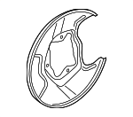 43253SNAA00 - : 2006-2015 Honda Civic - Splash Guard Rear for Honda: Civic Image