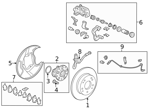 Brake Components for 2013 Honda Civic #0