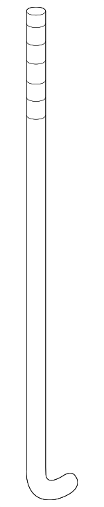 744510C030 - Electrical: Hold Down Clamp Front Bolt for Toyota: Sequoia, Tundra Image