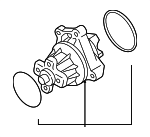 1740085832 - Belts &amp; Cooling: Engine Water Pump for Suzuki Image