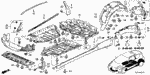 71850SZTG01ZT - : Garnish Assembly, L Side Sill *PB85P* (Premium Gold Purple Pearl) for Honda Image