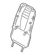 88491F2000TRY - Body: Seat Back Panel for Hyundai: Elantra, Elantra GT, Kona, Kona Electric, Kona N Image