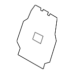 88345F2000 - Body: Insulator for Hyundai: Elantra, Elantra GT, Ioniq, Venue Image