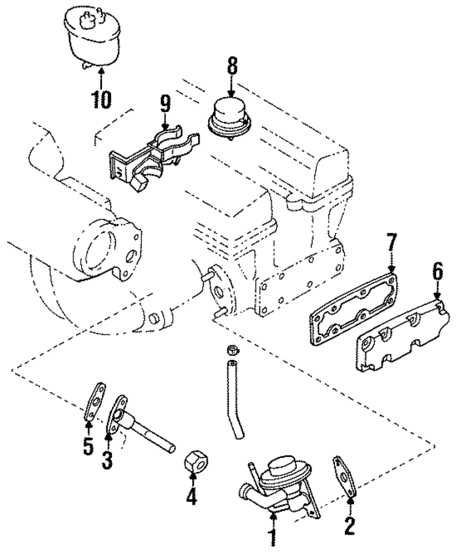 2587042020 - Emission Control: Exhaust Gas Re-circulation (Egr) Valve Control Solenoid for Toyota Image