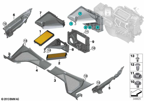 Microfilter for 2014 BMW X5 M #0