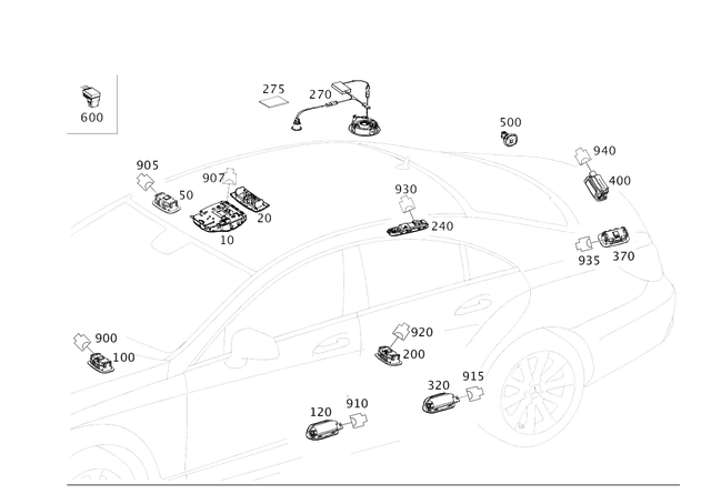 9008117 - Electrical System: Control Unit for Mercedes-Benz Image image