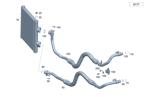 Oil Cooler for 2021 Mercedes-Benz E 63 AMG&reg; S #0