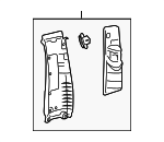6241007020B0 - Body: Upper Center Pillar Trim for Toyota: Avalon Image