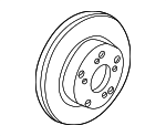 45251TA5A00 - Brakes: Rotor for Honda: Accord, Civic, Element Image