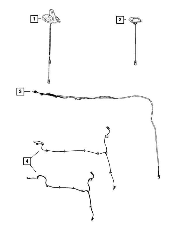 68148257AD - Electrical: Jumper Cable for Mopar Image image