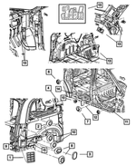 5020893AB - Body Sheet Metal Except Doors: Tape for Mopar Image