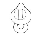 6276535020 - Body: Quarter Window Trim Clip for Toyota Image