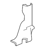 5KP70DX9AD - Body: Lower Center Pillar Trim for Jeep: Wrangler, Wrangler JK Image