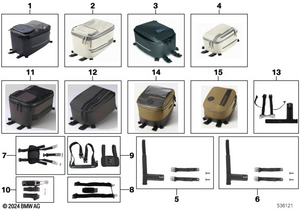                                     Large Urban Collection tank bag
                                