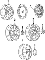 25537484 - : Wheel Cover for Buick: Electra, LeSabre Image