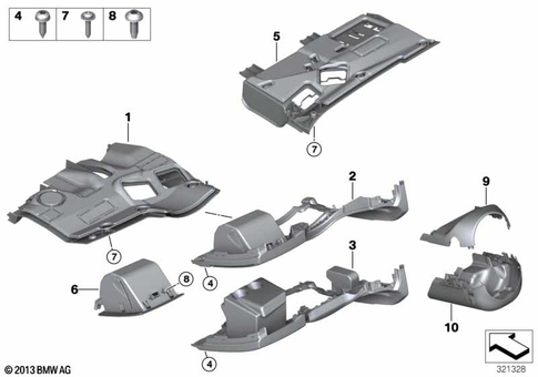 Instrument Carrier / Mounting Parts for 2014 BMW Z4 35is #2