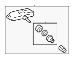 4260706030 - Electrical: TPMS Sensor for Toyota: Avalon, Camry, RAV4, Sequoia, Tacoma, Tundra Image
