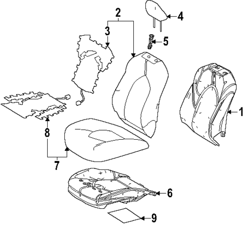 Heated Seats for 2021 Toyota Highlander #0