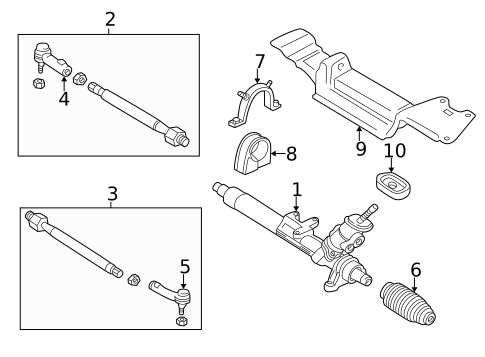 Steering Gear & Linkage for 2005 Volkswagen Jetta #0