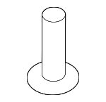 Bumper Cover Spacer Panel Screw