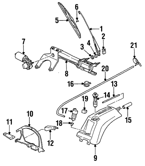 Wipers for 1996 Porsche 911 #0