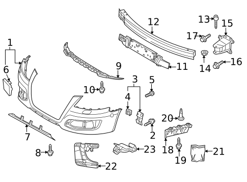 Bumper & Components - Front for 2013 Audi A3 Quattro #0