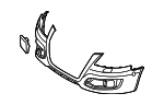 8P0807105EGRU - Body: Bumper Cover for Audi: A3, A3 Quattro Image
