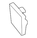 8P0807241BGRU - Body: Tow Bracket Cover for Audi: A3, A3 Quattro Image