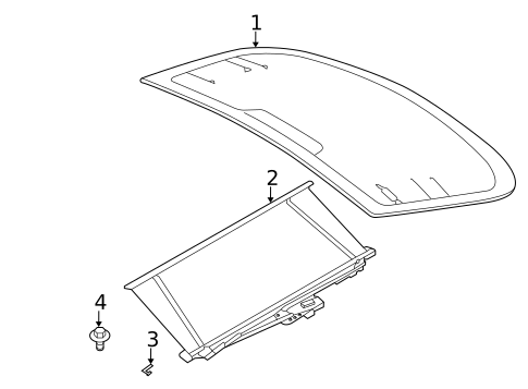 Glass & Hardware - Back for 2023 BMW M850i xDrive Gran Coupe #0