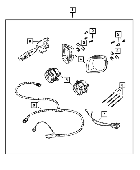 Fog Lights & Electrical for 2007 Chrysler PT Cruiser #0
