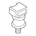 11727571866 - Emission System: Air Pump Rubber Mount for BMW: 325Ci, 325i, 325xi, 330Ci, 330i, 330xi, 525i, 530i, 545i, 645Ci, 745i, 745Li, M5, M6, X3, X5, Z4 Image