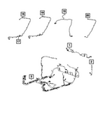 68376502AA - Electrical: Taillamp Wiring, Right for Jeep: Wrangler Image