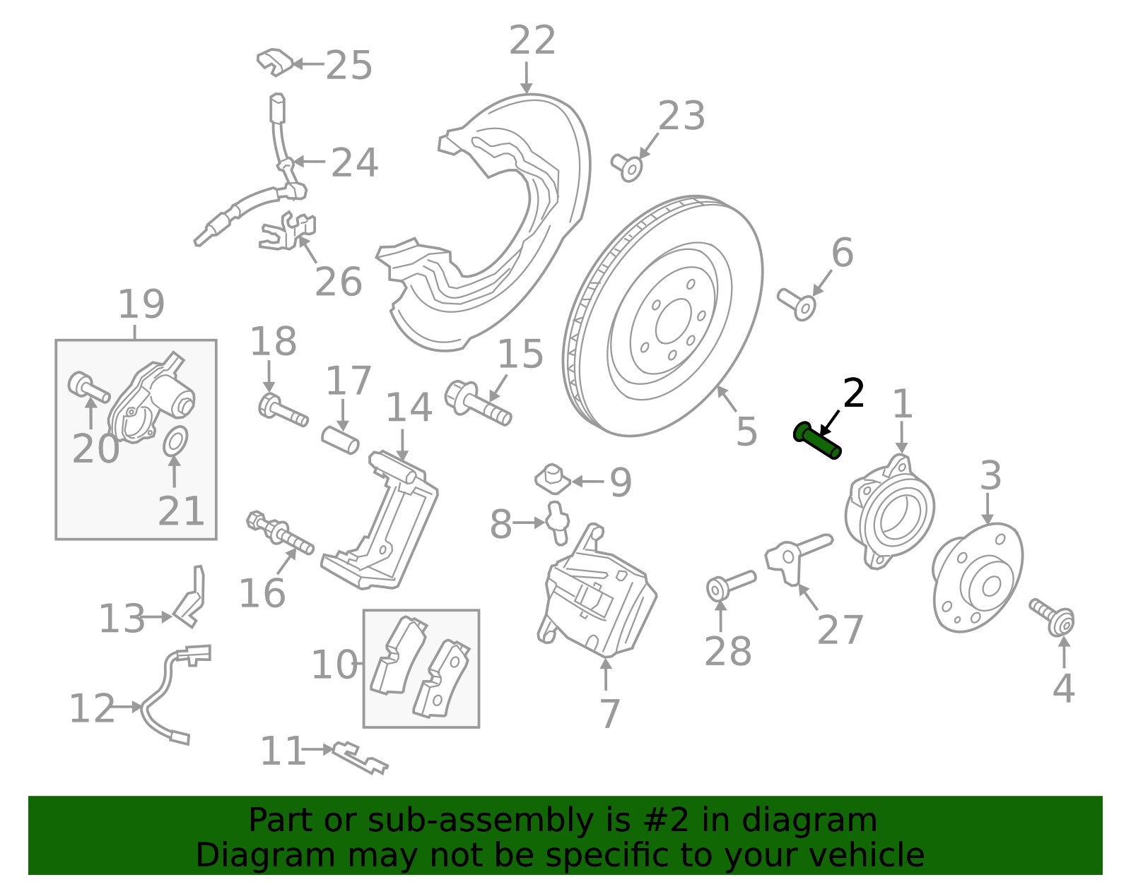 Bearing Bolt - Porsche (WHT-000-237-A)