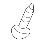 K998740412 - Electrical: License Lamp Screw for Kia Image