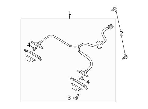 License Lamps for 2003 Kia Spectra #0