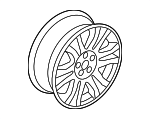 LR001152 - Suspension: Wheel, Alloy for Land Rover: LR2 Image
