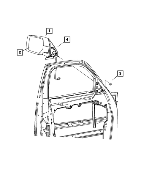 Exterior Mirror for 2011 Dodge Nitro #0