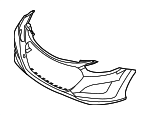 86511A5000 - Body: Bumper Cover for Hyundai: Elantra GT Image
