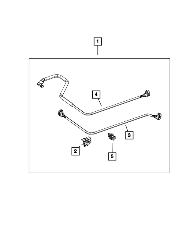 57009152AA - : Fuel Supply Tube for Mopar Image