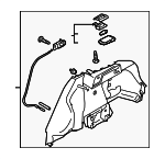 7230A103XA - : Lower Quarter Trim for Mitsubishi: Lancer Image