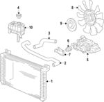 131163 - Cooling System: ACDelcoâ„¢ Thermostat for GM Image